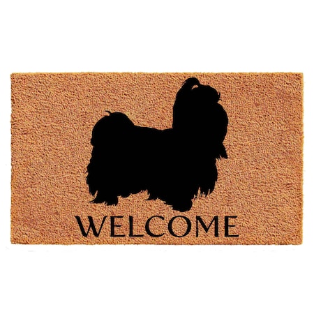 Calloway Mills Entrance Mat, Coir, Natural, Black 105651729